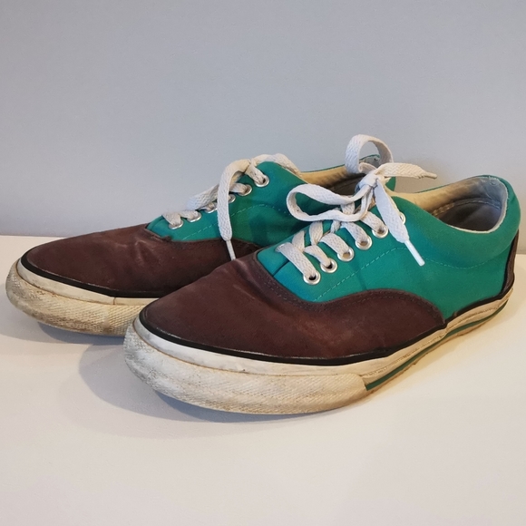 Converse canvas skateboard shoes black green - Picture 1 of 5